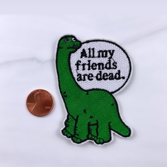 👽 3/$20 All My Friends Dead Embroidered Patch - Picture 2 of 3